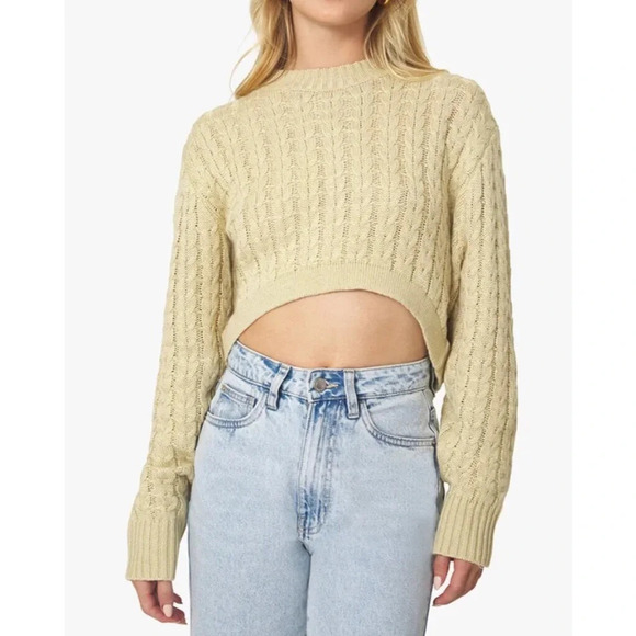 New! Danielle Bernstein desert tan color mock neck sweater NWT 30656 - Picture 1 of 10